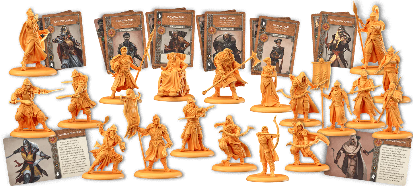 A Song of Ice & Fire: Tabletop Miniatures Game – Martell Starter Set - Image 2