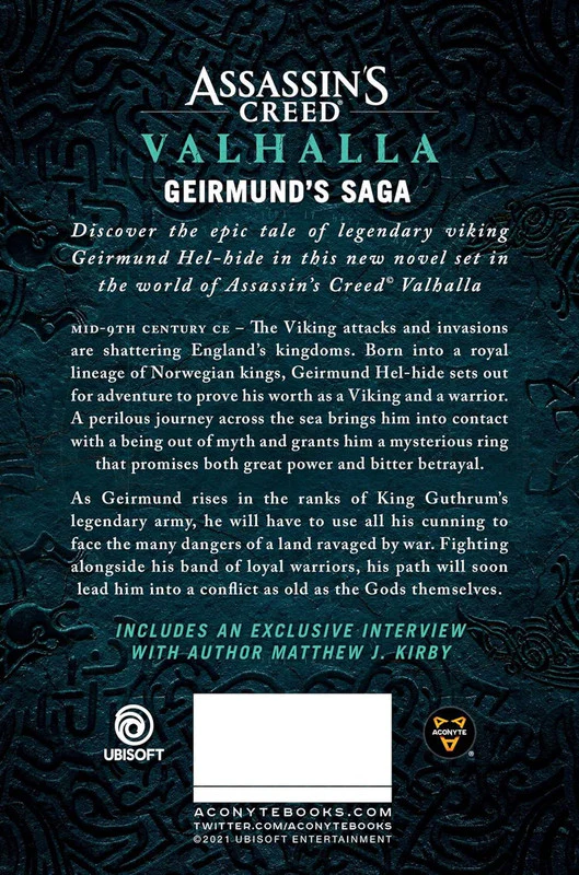 Aconyte Assassin’s Creed Valhalla Geirmunds Saga Novel - Image 2
