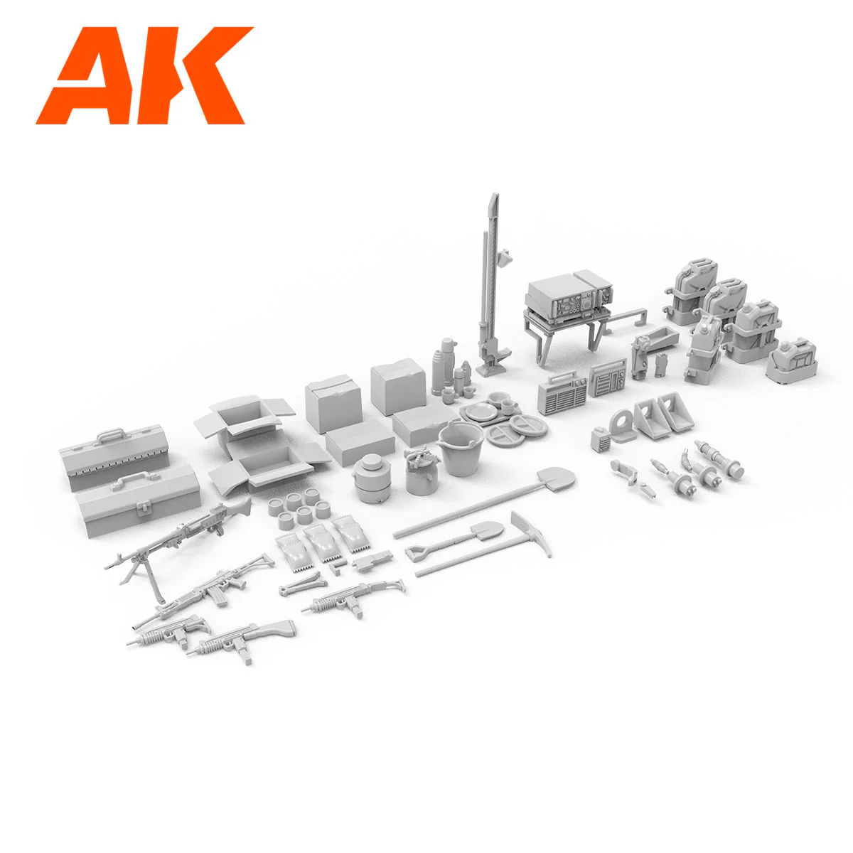 AK Interactive - 1/35 Scale IDF Accessories Scale Models - Image 2