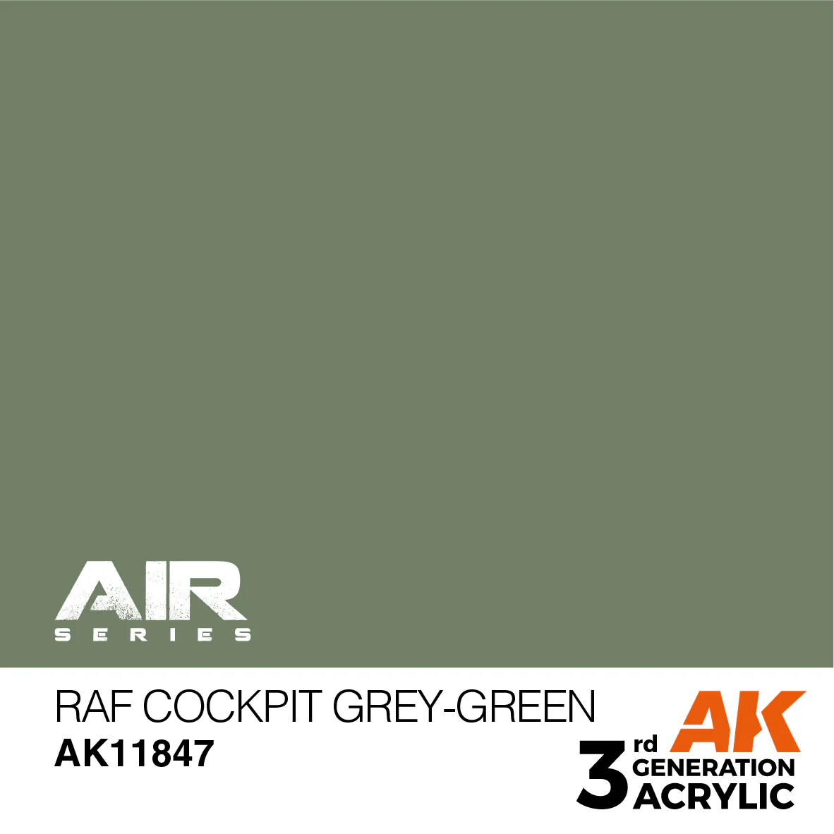 AK Interactive 3 Gen Acrylic Aircraft Modeling Colour 17ml - RAF Cockpit Grey-Green - Image 2