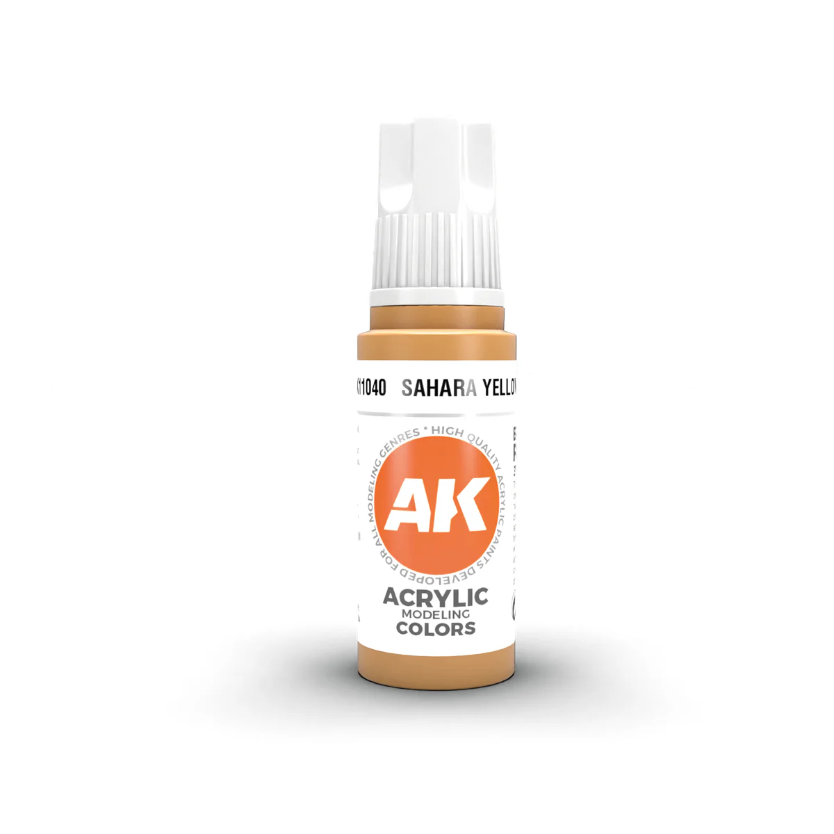 AK Interactive 3 Gen Acrylic Model Paint 17ml - Sahara Yellow