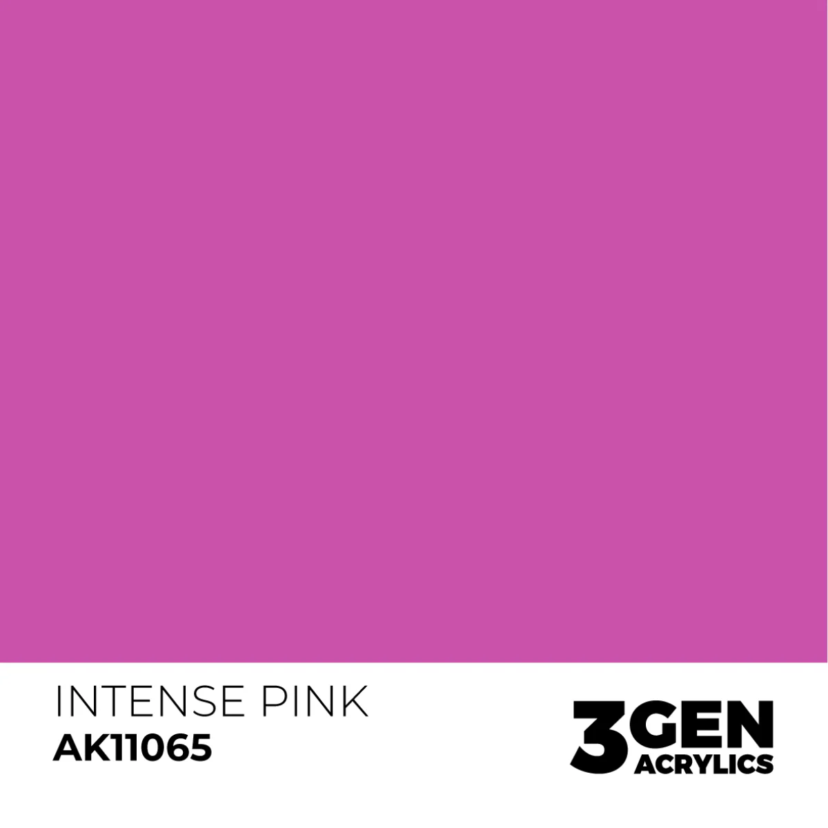 AK Interactive 3 Gen Acrylic Modeling Colour 17ml - Intense Pink - Image 2