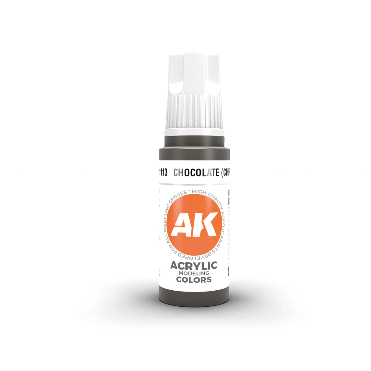 AK Interactive 3 Gen Acrylic Paint 17ml - Chocolate (Chipping)