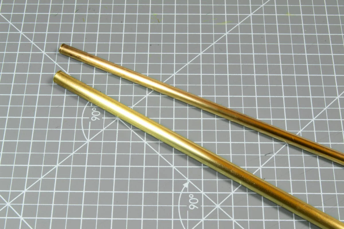 AK Interactive Brass Pipe 5-Piece Set 1.2mm Diameter - Image 2