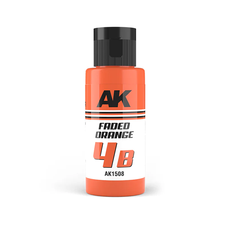 AK Interactive Dual Exo Acrylic Paint 60ml - 4B Faded Orange