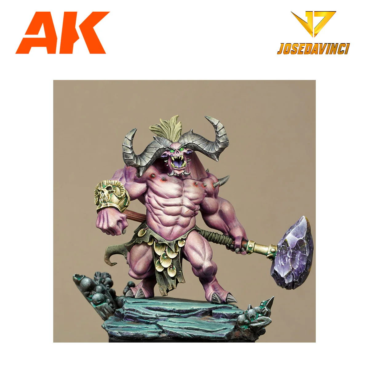 AK Interactive Fantasia Golgar Resin Miniature 40mm - Image 3