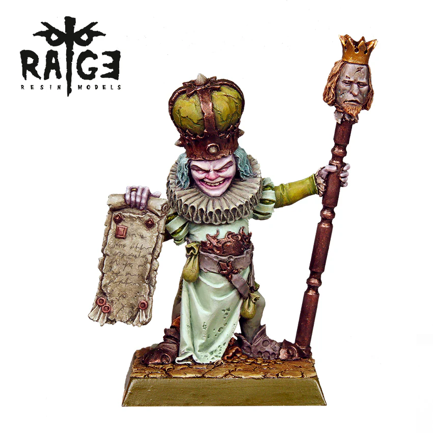 AK Interactive Fantasia Latorre Roggus The Fake King Resin Minature 35mm - Image 2