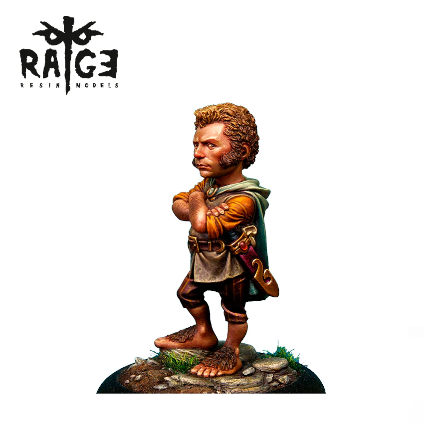 AK Interactive Fantasia Latorre Yarry Light Feet Resin Minature 54mm - Image 3