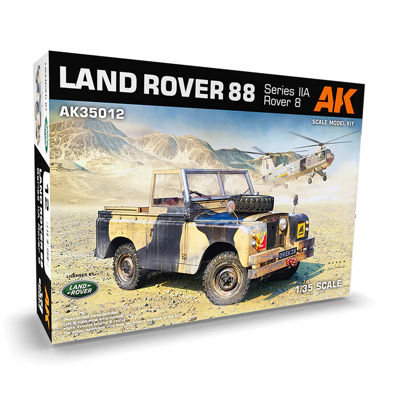 AK Interactive Land Rover 88 Series IIA Rover 8 1/35 Scale Model Kit