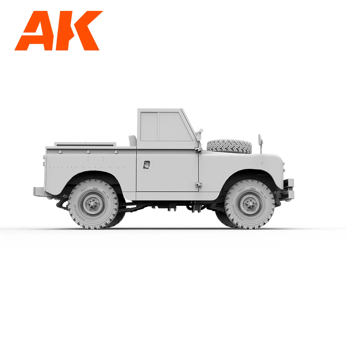AK Interactive Land Rover 88 Series IIA Rover 8 1/35 Scale Model Kit - Image 10
