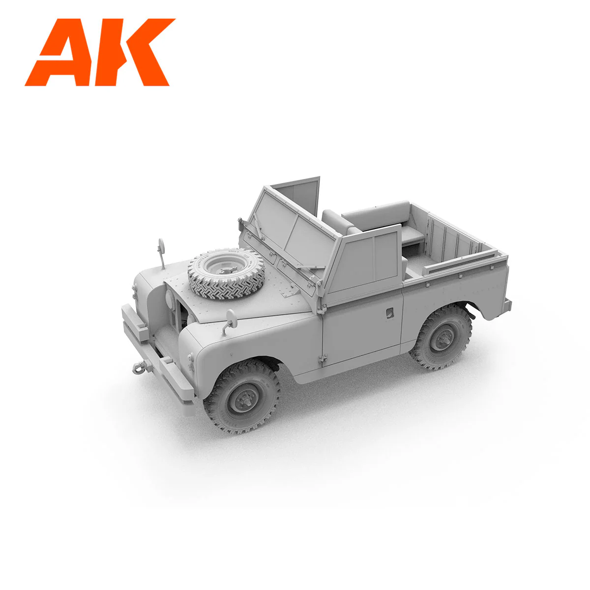 AK Interactive Land Rover 88 Series IIA Rover 8 1/35 Scale Model Kit - Image 11