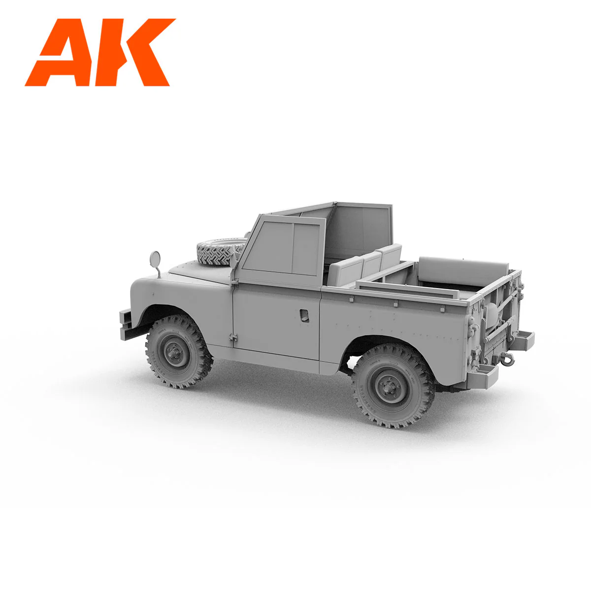 AK Interactive Land Rover 88 Series IIA Rover 8 1/35 Scale Model Kit - Image 12