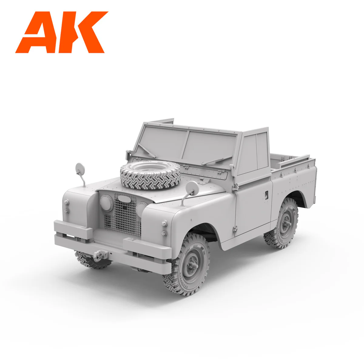 AK Interactive Land Rover 88 Series IIA Rover 8 1/35 Scale Model Kit - Image 8