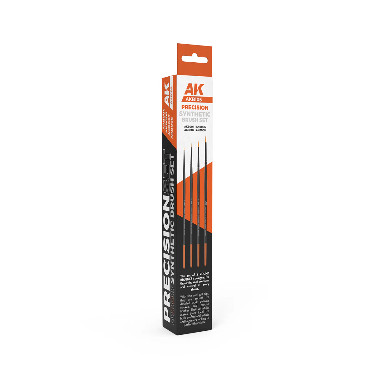 AK Interactive Precision Brushes 4-Piece Set - Image 2