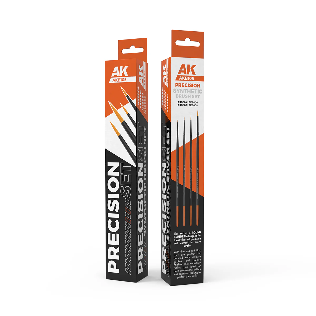 AK Interactive Precision Brushes 4-Piece Set - Image 3