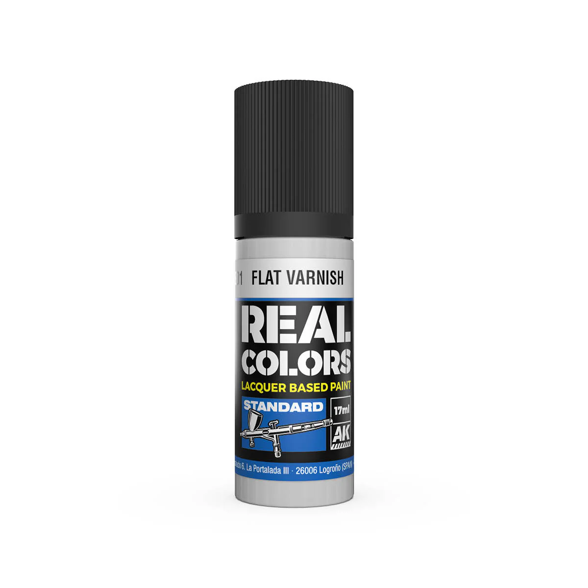AK Interactive Real Colours Lacquer Based Paint 17 ml - Flat Varnish
