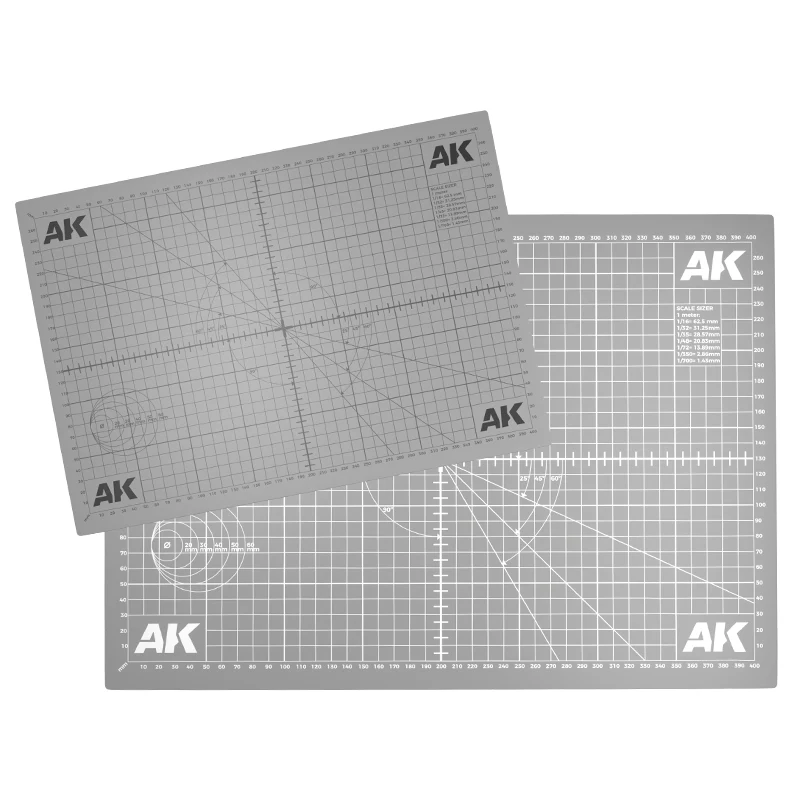 AK Interactive Scale Cutting Mat A4