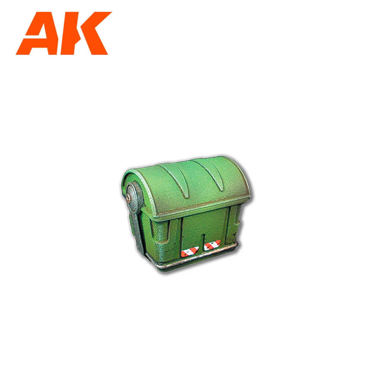 AK Interactive Wargame Resin Scenery Trashbins Scenography Wargame Set 30-35mm - Image 3