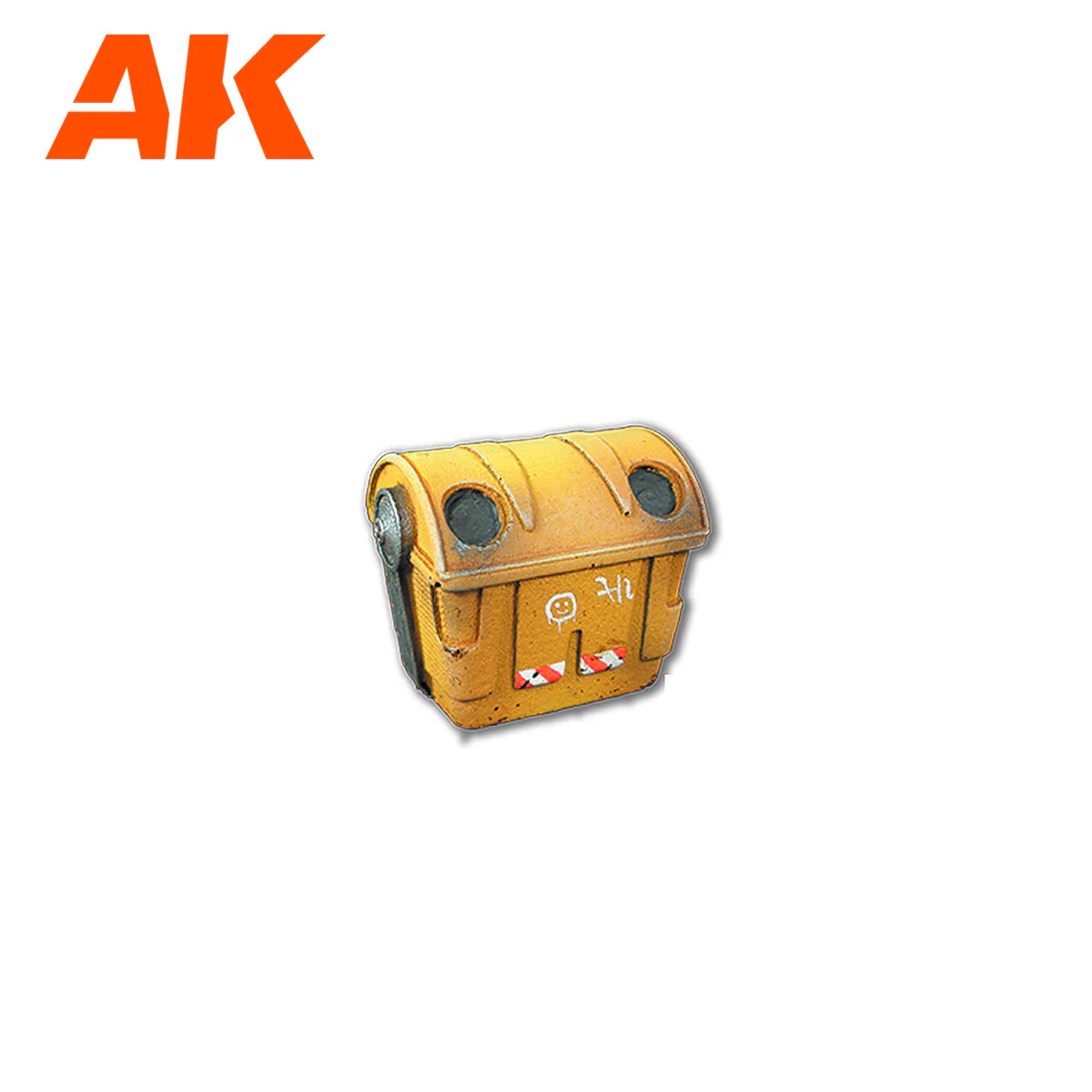 AK Interactive Wargame Resin Scenery Trashbins Scenography Wargame Set 30-35mm - Image 4