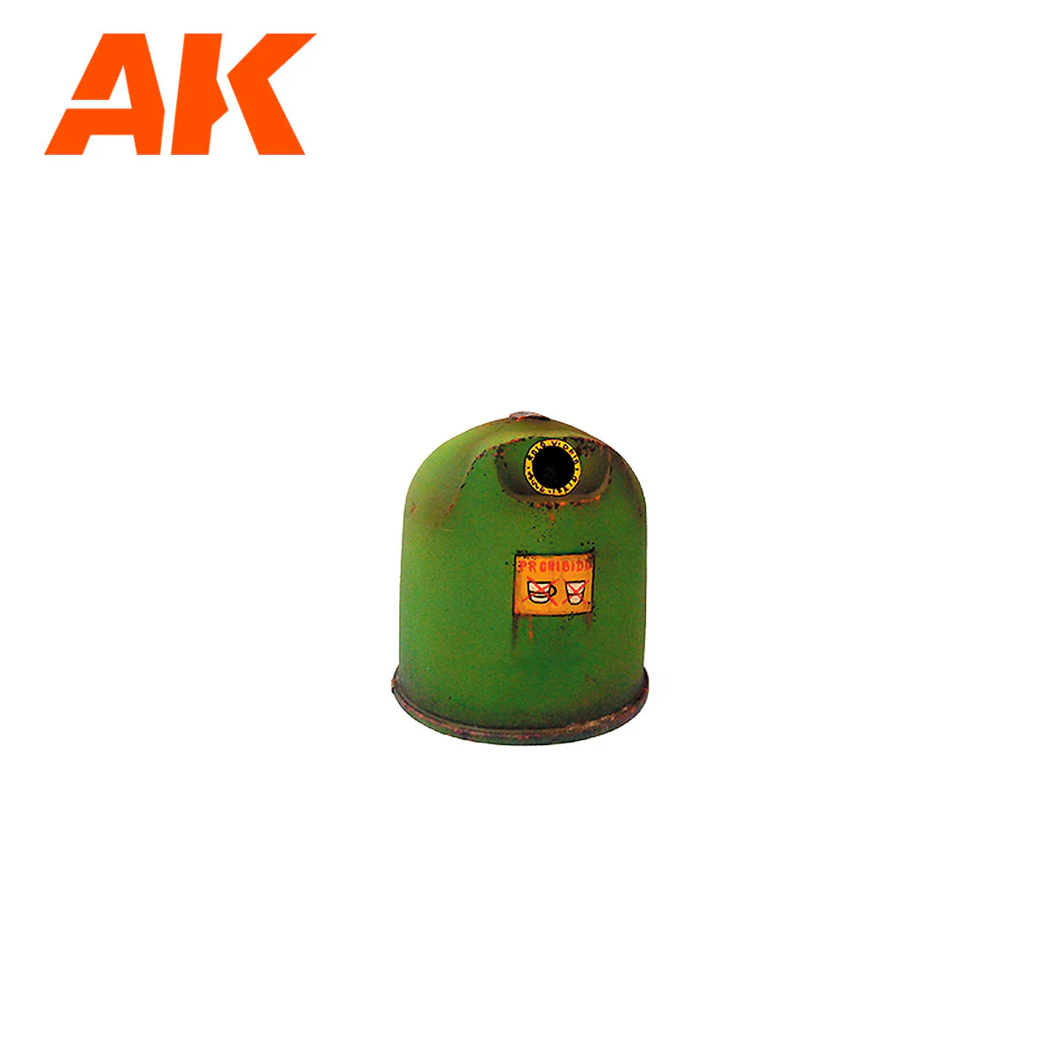 AK Interactive Wargame Resin Scenery Trashbins Scenography Wargame Set 30-35mm - Image 7