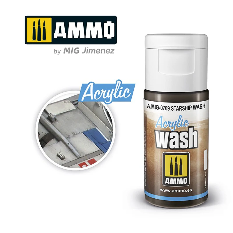 Ammo by MIG Acrylic Wash 15ml - Starship Wash