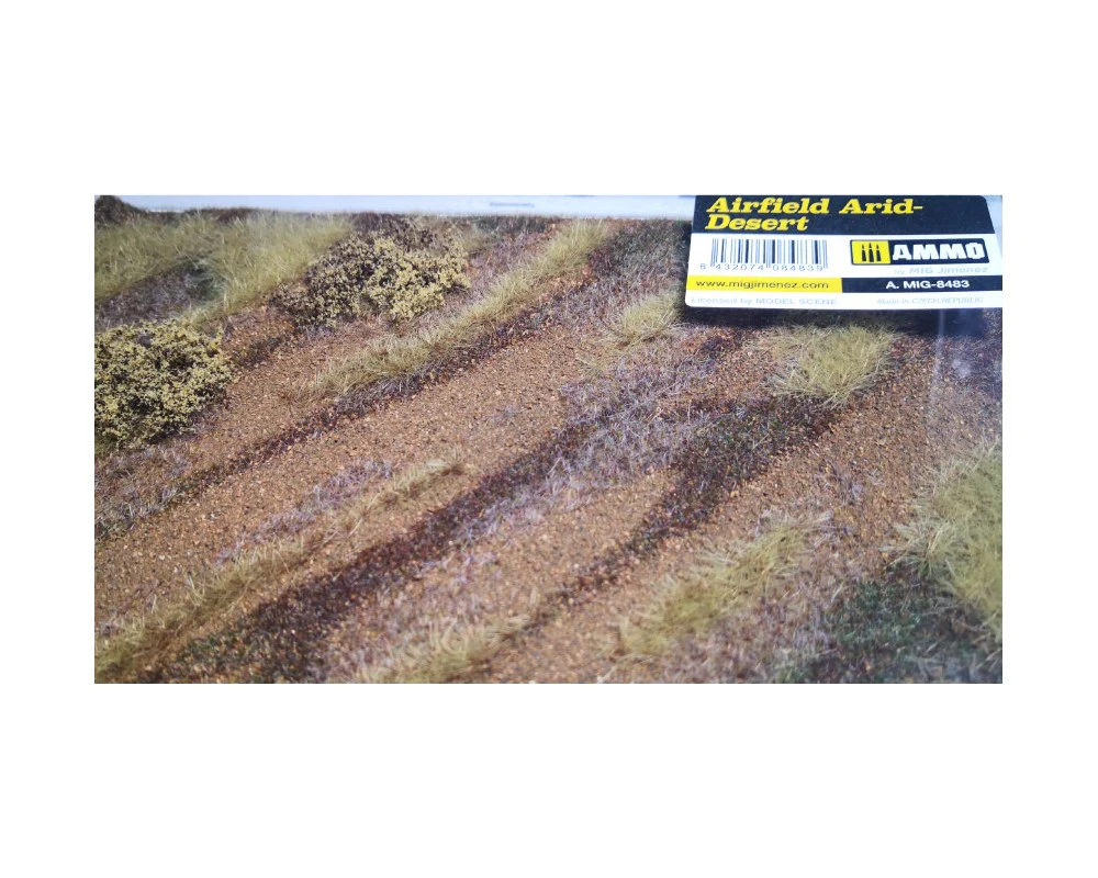 Ammo by MIG Dioramas Scenic Mat Airfield Arid-Desert Base - Image 2