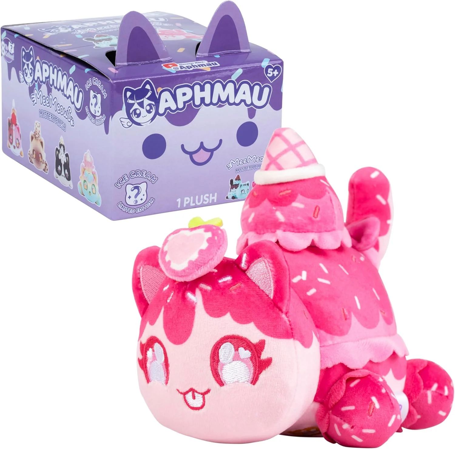 Aphmau MeeMeows 6 inch Mystery Plush - Ice Cream - Image 7