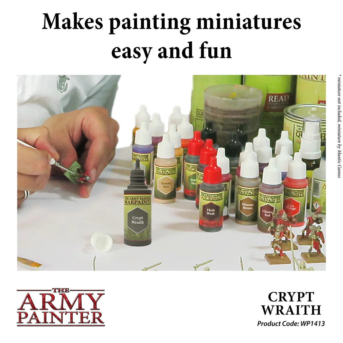 Army Painter - Warpaints: Crypt Wraith Acrylic Paint 18ml - Image 3