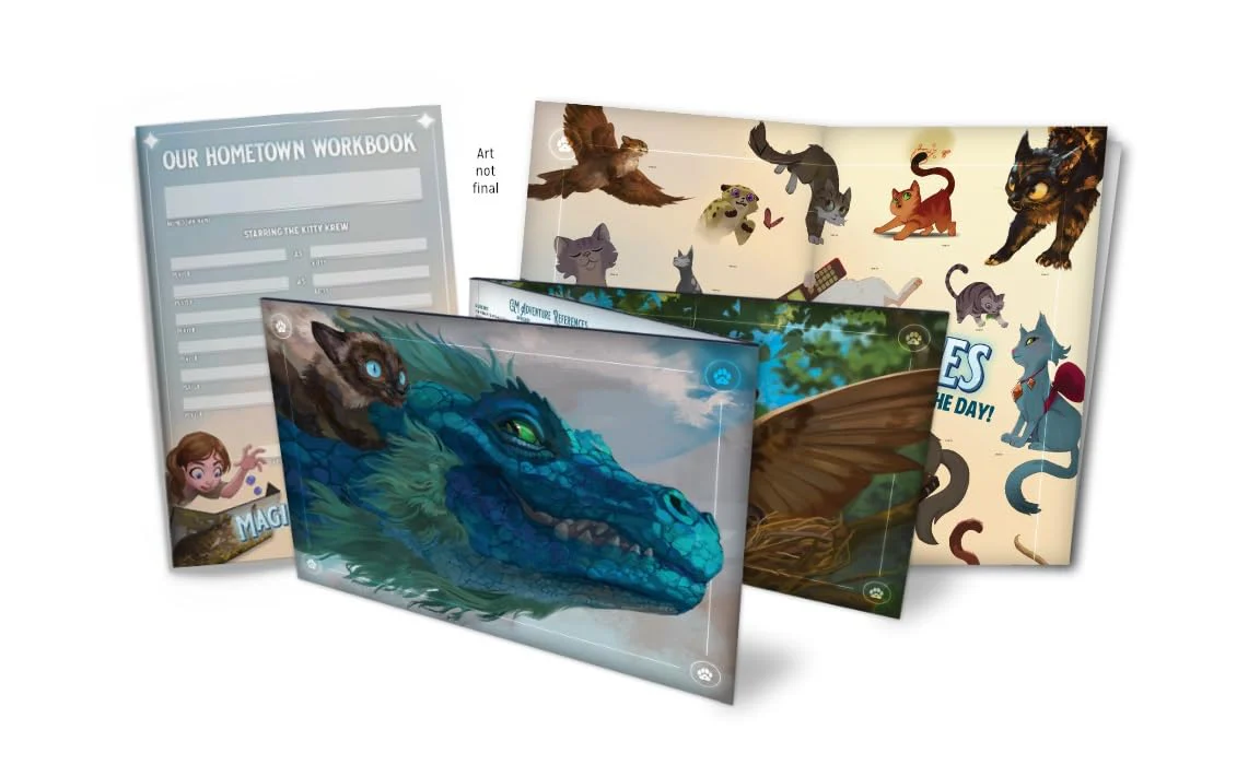 Atlas Games Magical Kitties 2nd Edition Save the Day RPG: Game Master Kit