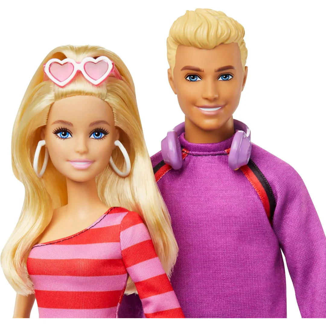 Barbie Fab 65th Anniversary Ken & Barbie Fashionista Doll 2-Piece Set - Image 4