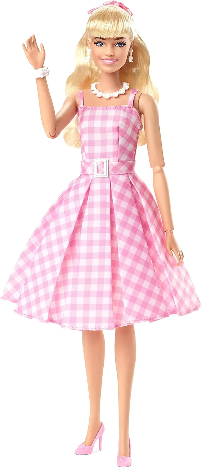 Barbie Signature Barbie Movie Margot Robbie Doll in Pink Gingham Dress - Image 2