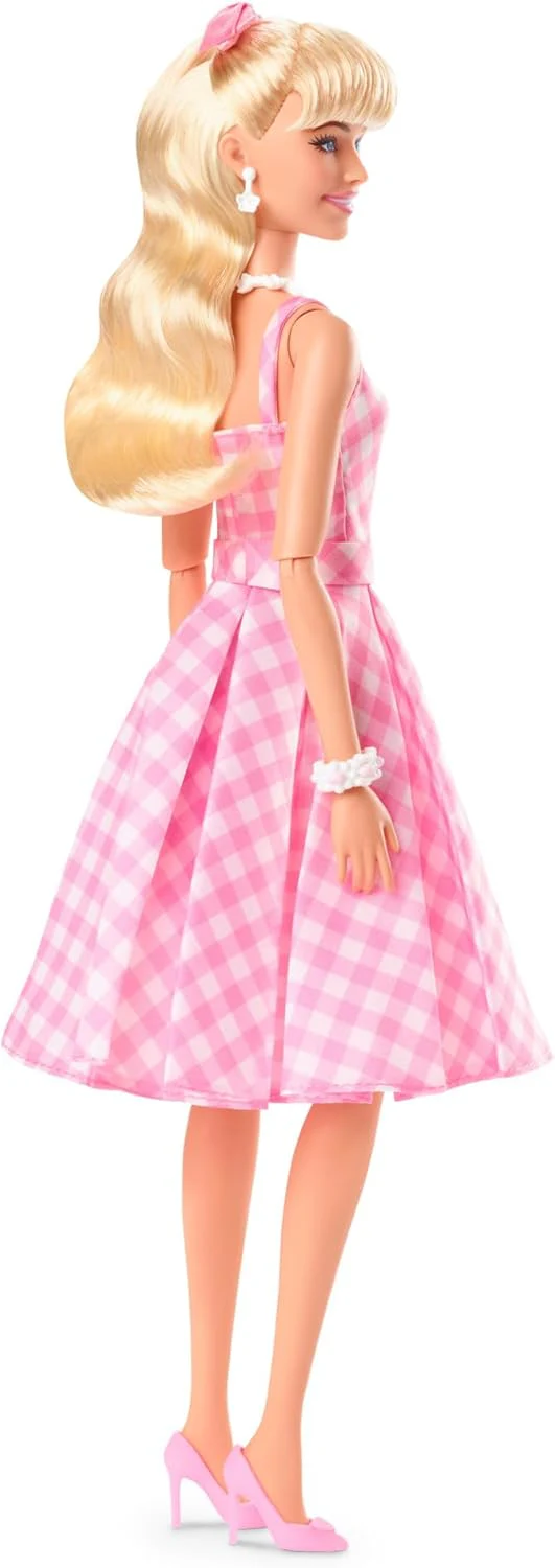 Barbie Signature Barbie Movie Margot Robbie Doll in Pink Gingham Dress - Image 3