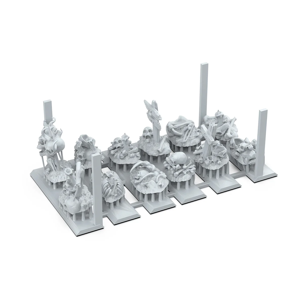 Basing Bits - Bones Remains (12 Pieces) - Image 3
