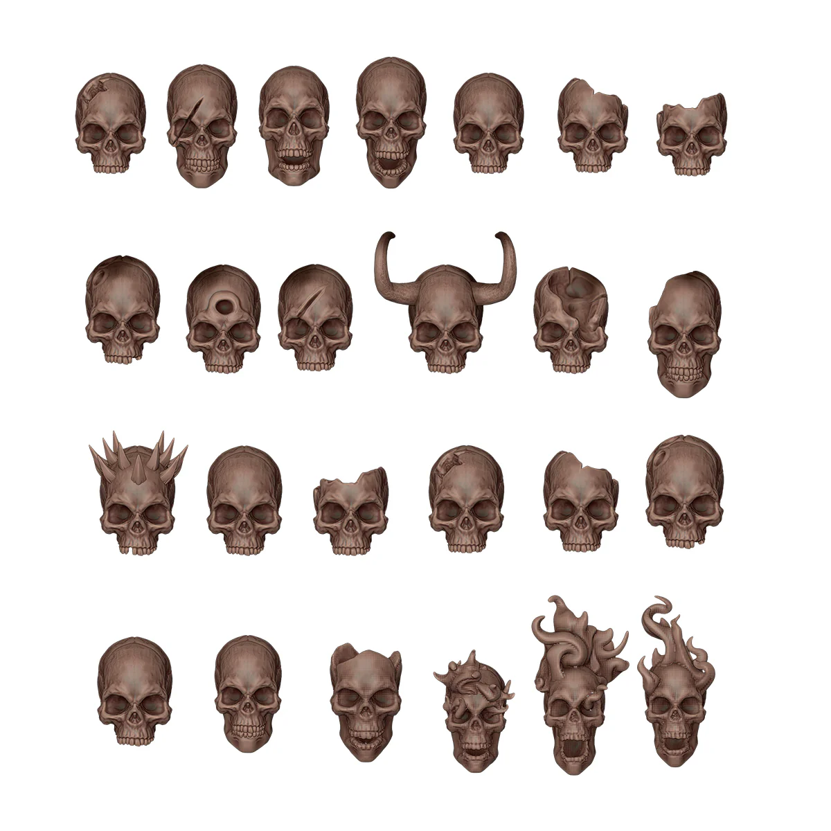 Basing Bits - Skulls (72 Pieces) - Image 2