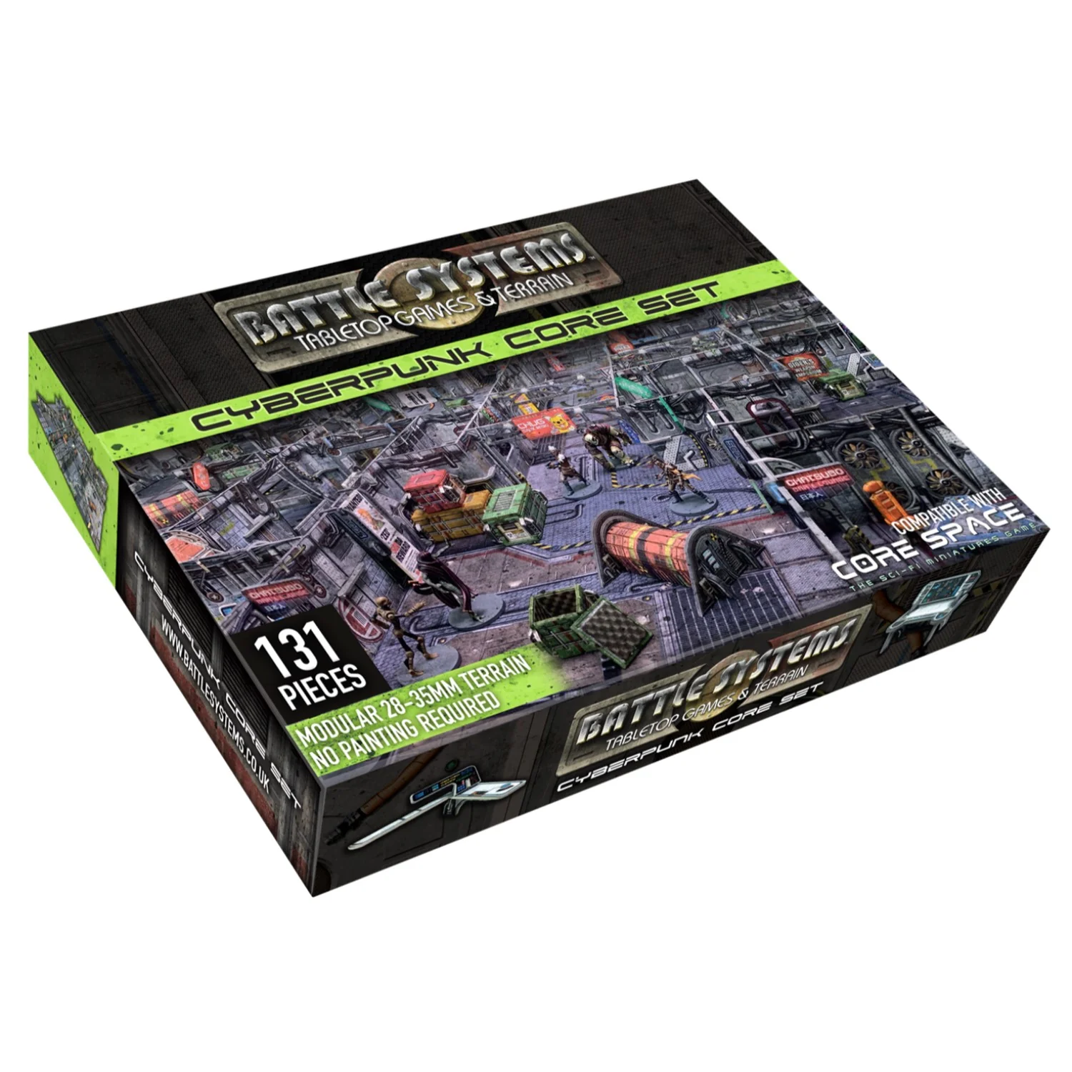 Battle Systems Sci-Fi Terrain - Cyberpunk Core Set