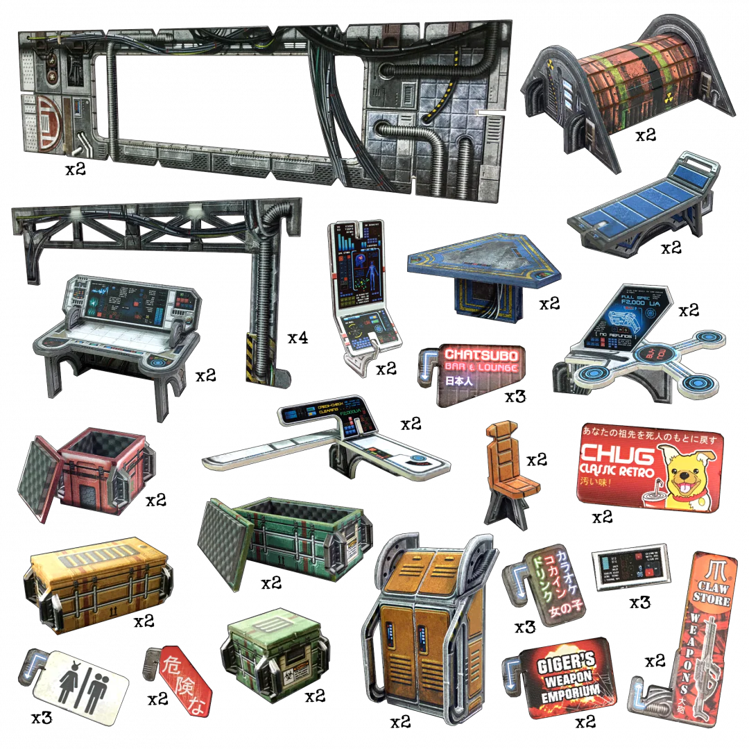 Battle Systems Sci-Fi Terrain - Cyberpunk Core Set - Image 5
