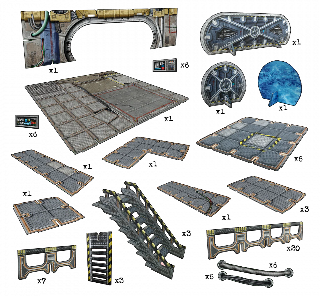 Battle Systems Sci-Fi Terrain - Frontier Core Set - Image 6