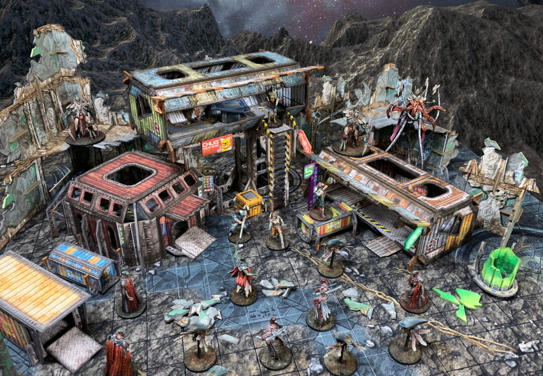 Battle Systems Sci-Fi Terrain - Trader Encampment - Image 4