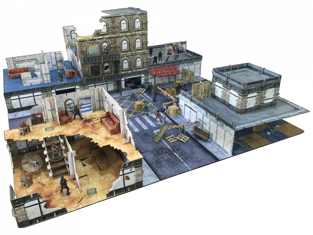 Battle Systems Urban Apocalypse Terrain - City Block Core Set - Image 2
