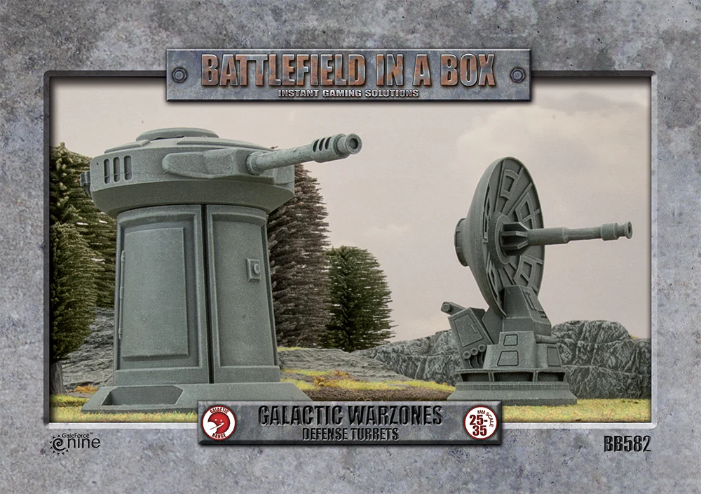 Battlefield in a Box: Galactic Warzones - Defense Turrets (x2)