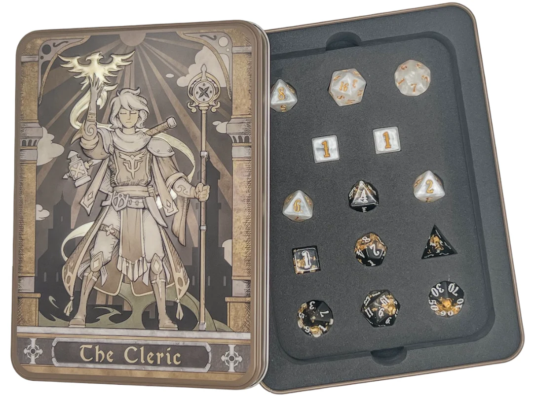 Beadle & Grimm's - Epic Character Class Dice Set & Rolling Tray - The Cleric - Image 2