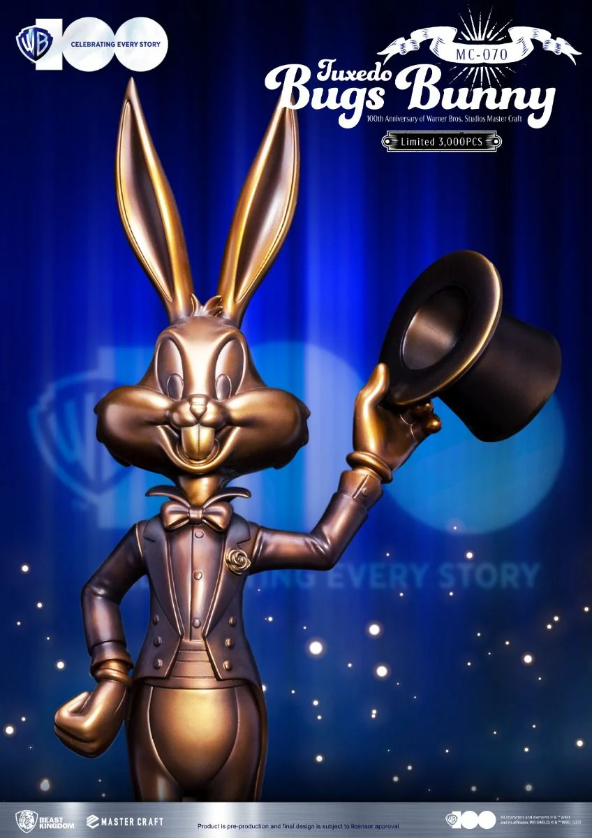 Beast Kingdom Master Craft 100th Anniversary of Warner Bros. Studios Tuxedo Bugs Bunny - Image 3