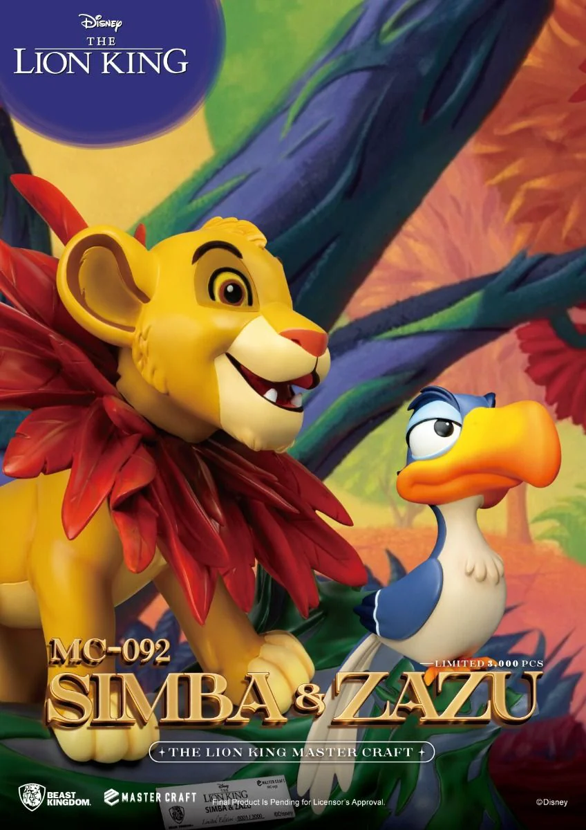 Beast Kingdom Master Craft The Lion King: Little Simba and Zazu - Image 2