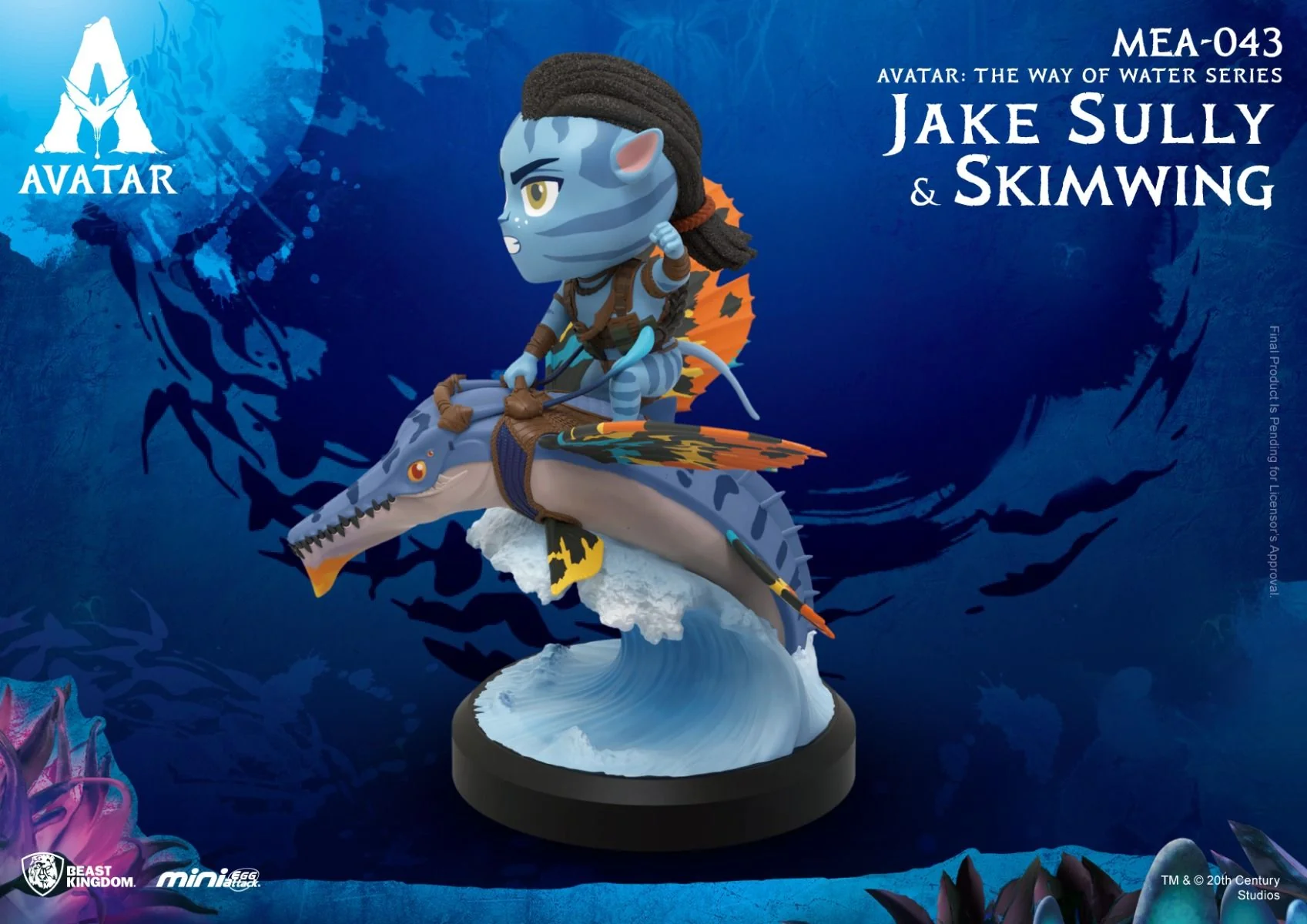 Beast Kingdom MEA-043 Avatar The Way of Water: Jake Sully and Skimwing - Image 2