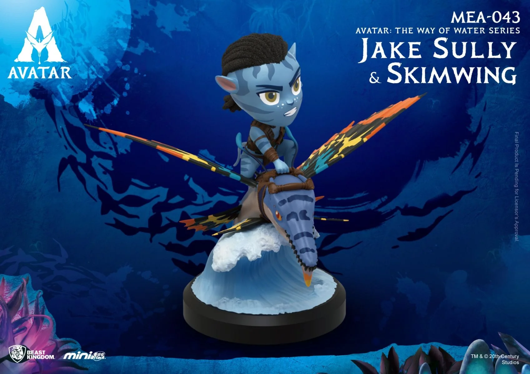 Beast Kingdom MEA-043 Avatar The Way of Water: Jake Sully and Skimwing - Image 3