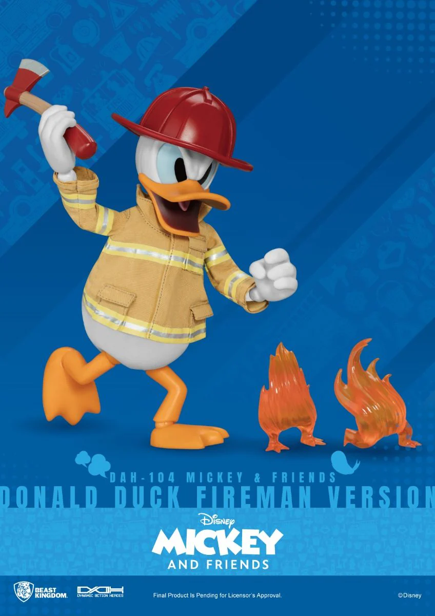 Beast Kingdom Mickey and Friends Series Fireman Version: Donald Duck - Image 3