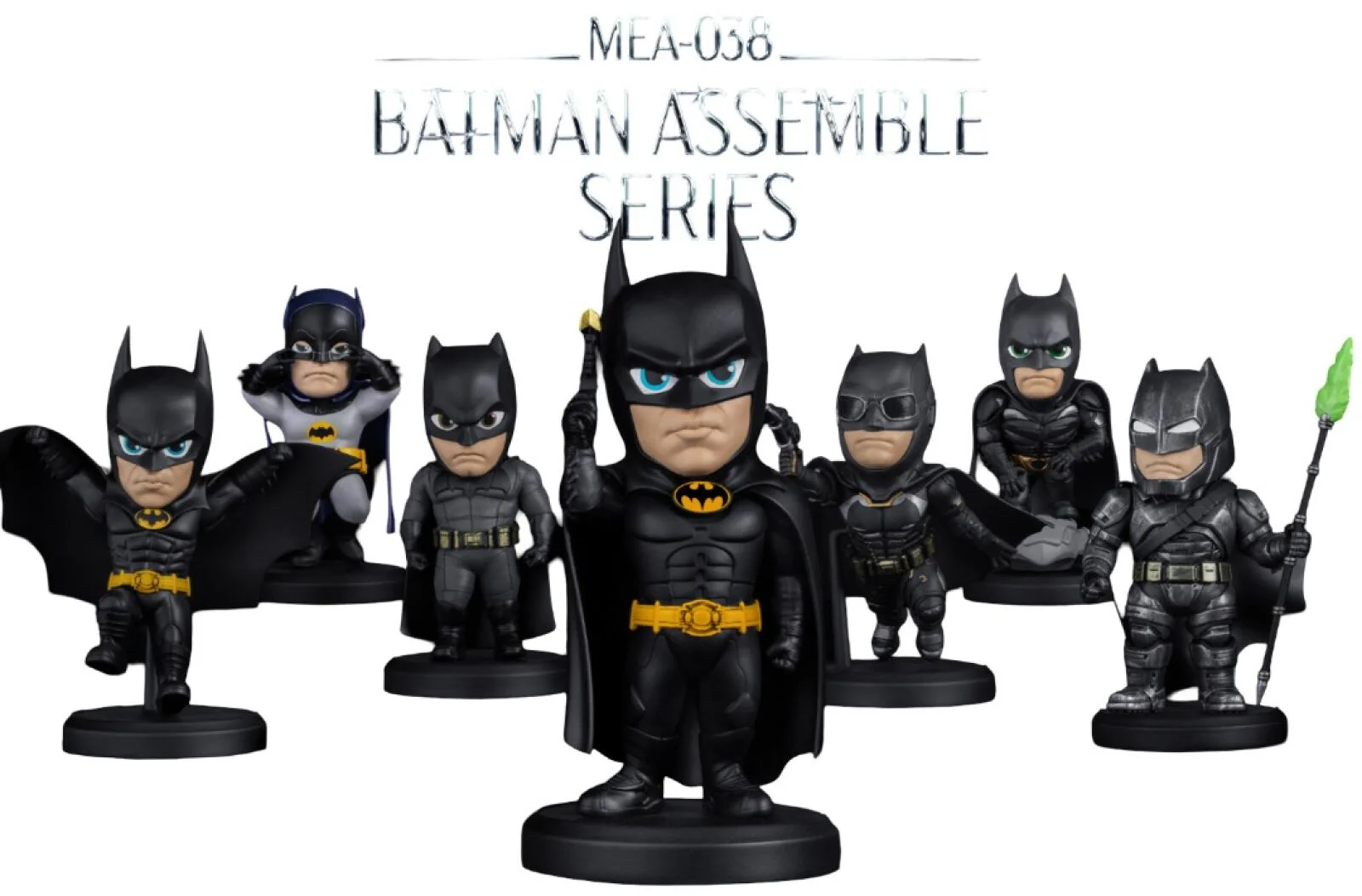 Beast Kingdom Mini Egg Attack Batman Series Set (Assortment of 6)