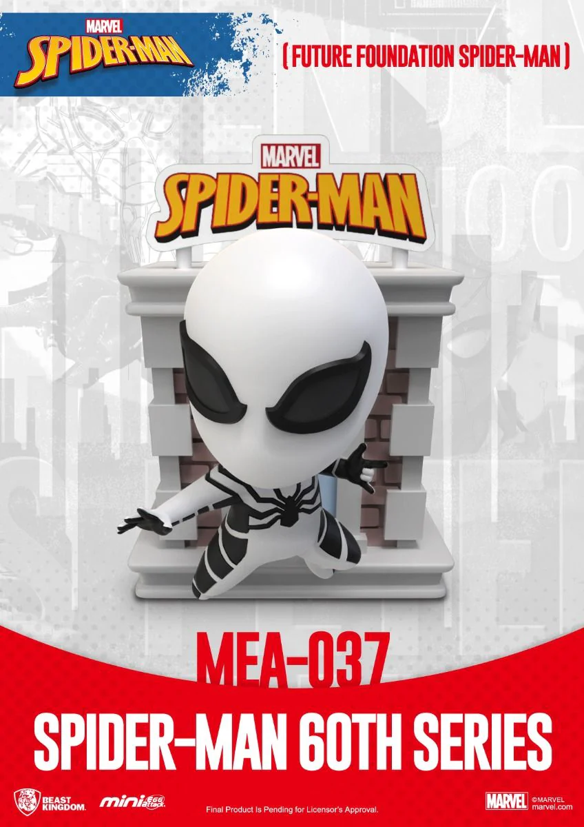 Beast Kingdom Mini Egg Attack Marvel Spider-Man: 60th Anniversary Series Bright Box (Assortment of 6) - Image 2