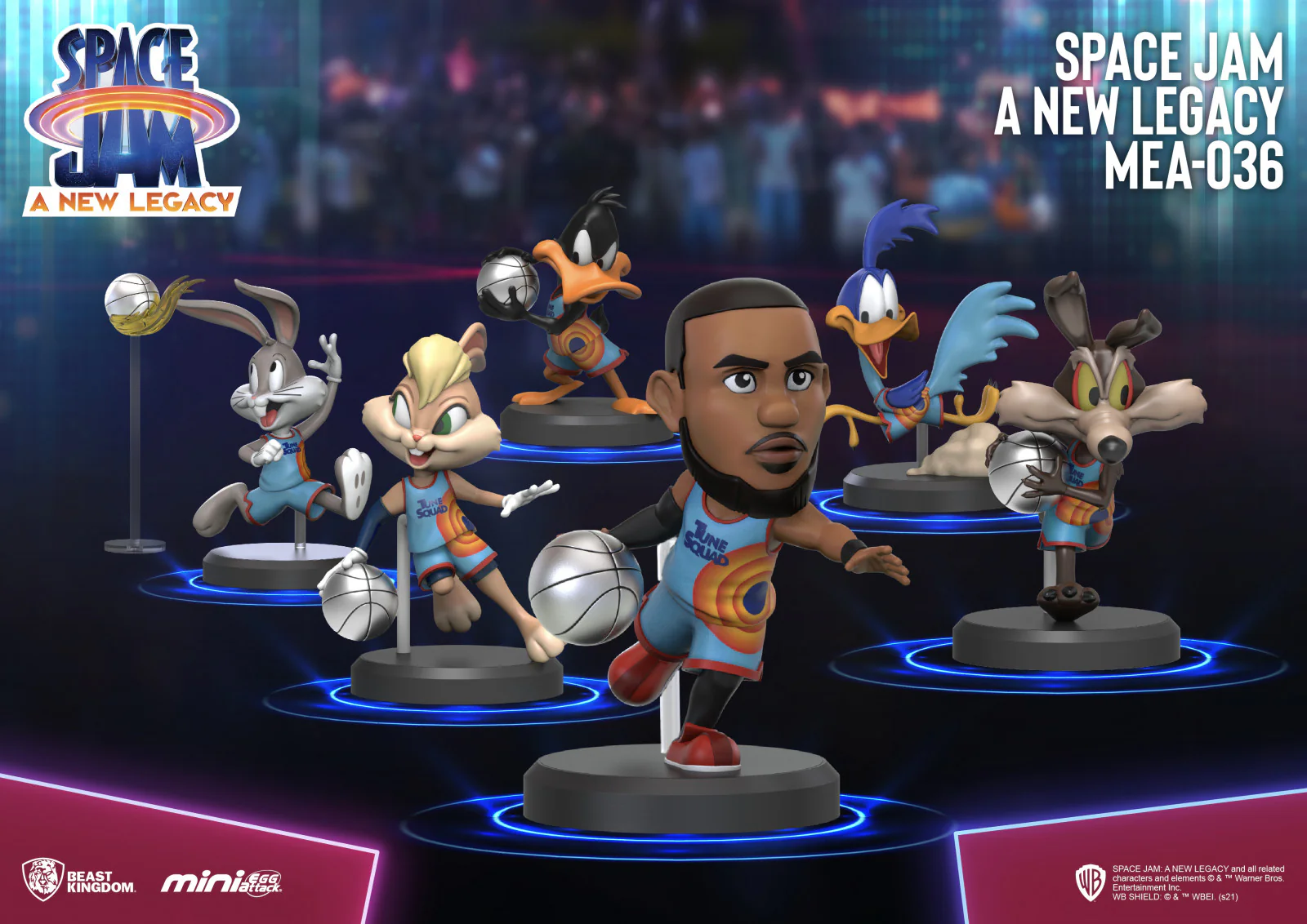 Beast Kingdom Mini Egg Attack Space Jam A New Legacy: Tune Squad (CDU of 6)