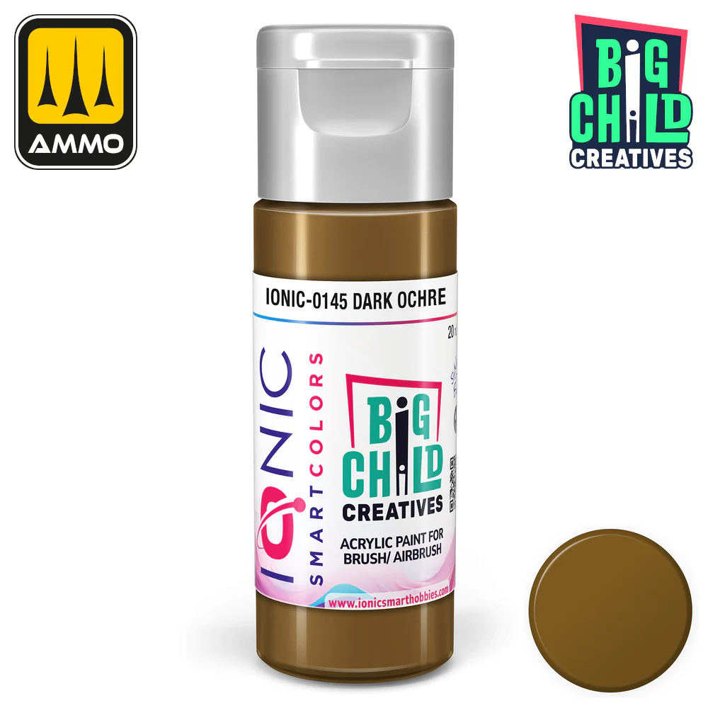 Big Child Creatives Ionic Smart Colors Acrylic Paint 20ml - Dark Ochre